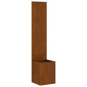vidaXL &Eacute;cran de confidentialit&eacute; de jardin Fretwork Rouill&eacute; 32 x 150 cm