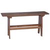 vidaXL banc Naturel 100 x 30 x 51 cm Bois massif de r&eacute;cup&eacute;ration