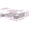 vidaXL Ensemble de canap&eacute; de jardin 11 pcs Noir Poly rotin