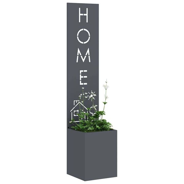 vidaXL Écran de confidentialité de jardin Anthracite 32 x 140 cm