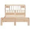 vidaXL Lit bibliothèque sans matelas 150x200 cm bois massif de pin