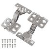 vidaXL Charni&egrave;re 2 pc Nickel 85 x 52,5 x 9,5 mm Fer