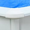 vidaXL Piscine avec parois en acier 300x120 cm Blanc