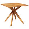 vidaXL Table de jardin 85x85x75 cm Bois d'acacia solide