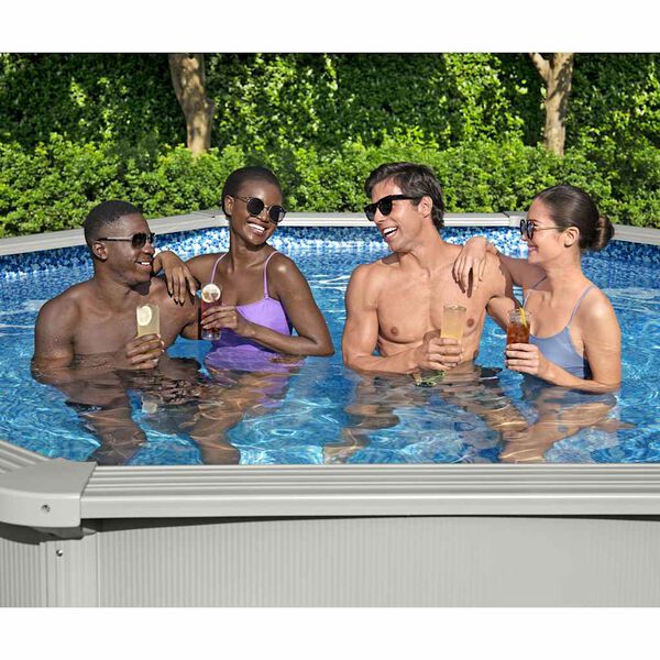 Bestway Piscine encadr&eacute;e hors sol ronde Hydrium 360x120 cm