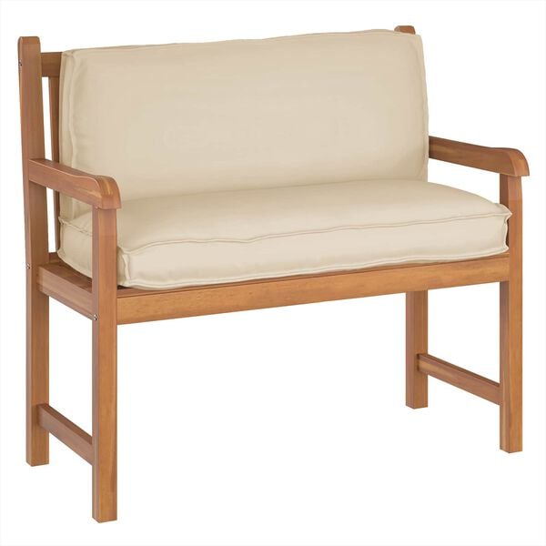 vidaXL Coussin Beige 120 x 40 x 12 cm Tissu Oxford