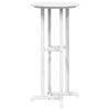 vidaXL Table de bar Blanc 55 x 55 x 107 cm HDPE