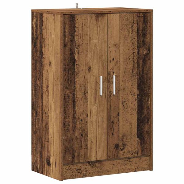 vidaXL Armoire &agrave; chaussures vieux bois 60x35x92 cm bois d'ing&eacute;nierie