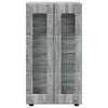 vidaXL Buffet FLORIN Gris Sonoma 55,5 x 29 x 103 cm Bois d'ing&eacute;nierie
