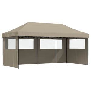 vidaXL Tente de f&ecirc;te 292 x 580 x 315 cm Taupe Tissu Oxford