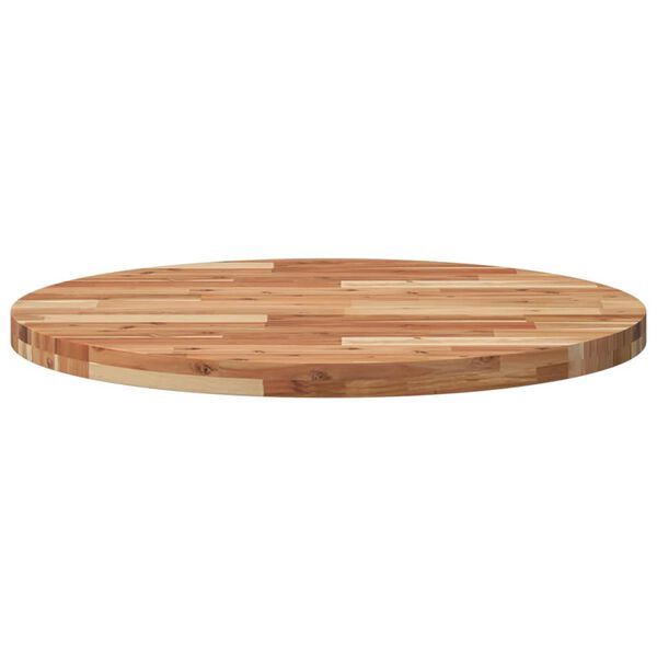 vidaXL Dessus de table rond &Oslash;80x4 cm bois massif d'acacia