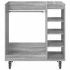 vidaXL Armoire de Golf avec roue Uni Gris Sonoma 90 x 45 x 98 cm