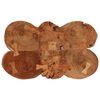 vidaXL Table de bar en rondins 90x54x105 cm bois d'acacia solide