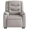 vidaXL Fauteuil inclinable &eacute;lectrique gris nuage tissu