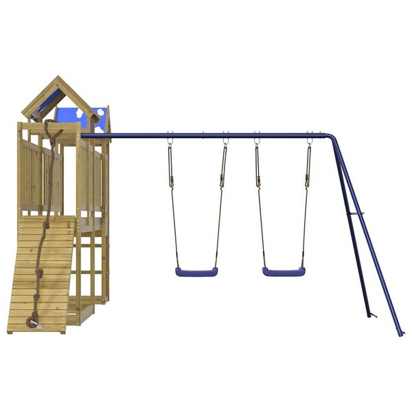 vidaXL Aire de jeux d'extérieur bois de pin imprégné