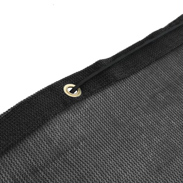 vidaXL Filet de conteneur PEHD 3,5 x 6 m Noir