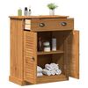 vidaXL Armoire de salle de bain avec porte VIGO Marron et Marron Miel
