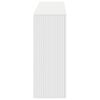 vidaXL Table console Ray&eacute; Blanc 155 x 29 x 74 cm Bois d&rsquo;ing&eacute;nierie