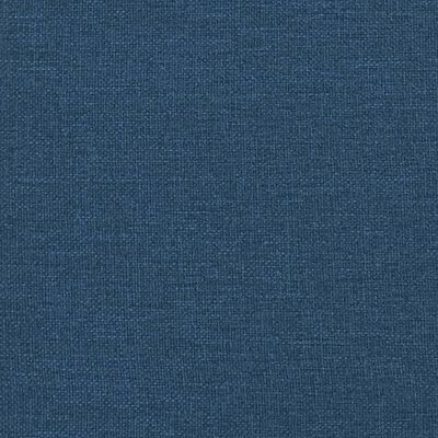 vidaXL Cadre de lit avec tête de lit Bleu 160x200 cm Tissu