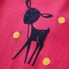 T-shirt enfants &agrave; manches longues rose vif 92