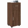vidaXL Ensemble d'armoire de salle de bain TULUM Ch&ecirc;ne brun