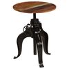 vidaXL Table de bar Bois de r&eacute;cup&eacute;ration massif 60x(76-110) cm
