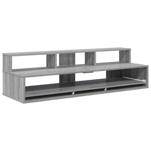 vidaXL Bureau de studio Sonoma gris 152 x 42,5 x 36 cm