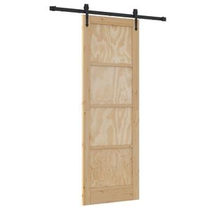 vidaXL Porte coulissante ORKDAL 73,5 x 211 cm Bois de pin massif