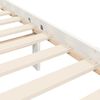 vidaXL Cadre de lit sans matelas blanc 90x200 cm bois de pin massif