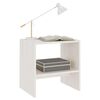 vidaXL Tables de chevet 2 pcs Blanc 40x30,5x40 cm Bois de pin massif