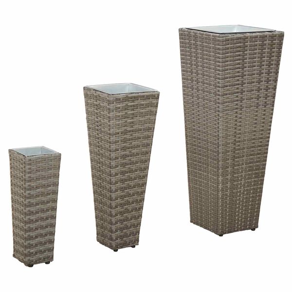 vidaXL Ensemble d'ext&eacute;rieur 3 pcs M&eacute;tал