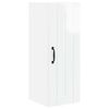 vidaXL Armoire de cuisine Lucca 2 pcs Blanc brillant 30 x 31 x 80 cm