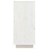 vidaXL Buffet Blanc 60x34x75 cm Bois massif de pin