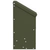 vidaXL Mangeoire pour poules Vert olive 21 x 16 x 33 cm