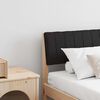 vidaXL T&ecirc;te de lit capitonn&eacute;e Noir 180 cm Pin massif