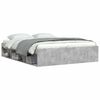 vidaXL Cadre de lit sans matelas gris béton 150x200 cm