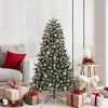 vidaXL Sapin de No&euml;l artificiel Vert 150 cm PVC, plastique et acier