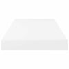 vidaXL &Eacute;tag&egrave;re murale flottante Blanc brillant 50x23x3,8 cm MDF