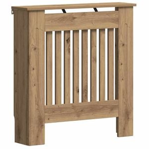 vidaXL Cache-Radiateur Ch&ecirc;ne artisanal 78 x 19 x 81,5 cm
