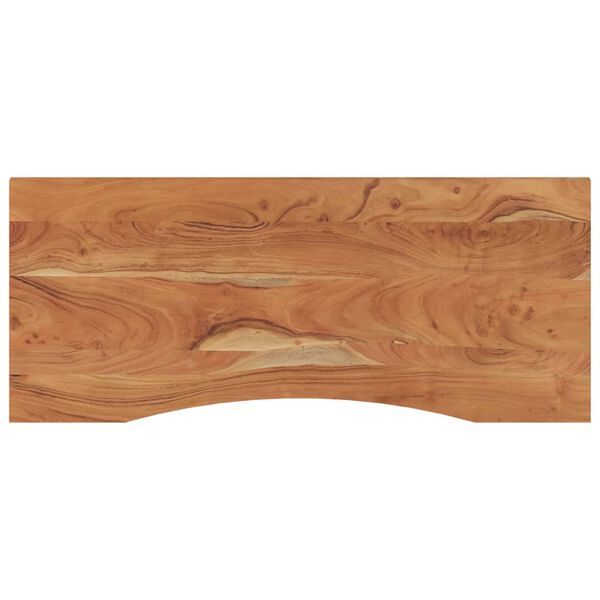vidaXL Dessus de bureau 140x60x2,5 cm rectangulaire bois massif acacia