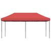 vidaXL Tente de r&eacute;ception pliable escamotable bordeaux 580x292x315 cm
