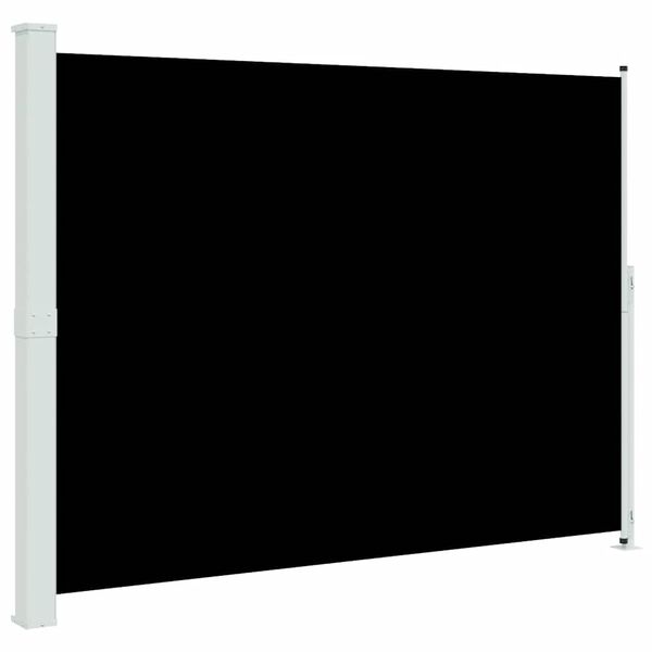 vidaXL Auvent lat&eacute;ral r&eacute;tractable de patio 220x300 cm Noir