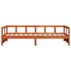 vidaXL Lit de jour sans matelas cire marron 80x200 cm bois pin massif