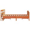 vidaXL Cadre de lit sans matelas cire marron 140x200cm bois pin massif
