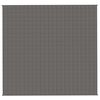 vidaXL Couverture lest&eacute;e Gris 220x240 cm 11 kg Tissu