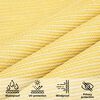 vidaXL Voile d'ombrage 160 g/m² Beige 4x4x4 m PEHD
