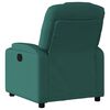vidaXL Fauteuil inclinable &eacute;lectrique Vert fonc&eacute; Tissu
