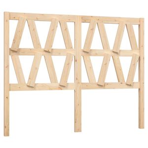 vidaXL T&ecirc;te de lit 126x4x100 cm Bois massif de pin