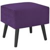 vidaXL Table de chevet Violet fonc&eacute; 40x35x40 cm Velours