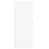 vidaXL Armoires murales 2 pcs blanc bois d'ing&eacute;nierie